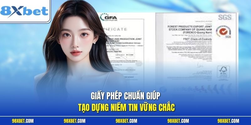 Giấy Phép 8XBET - Chứng Nhận Pháp Lý Uy Tín Hàng Đầu 1 Giấy phép chuẩn giúp tạo dựng niềm tin vững chắc